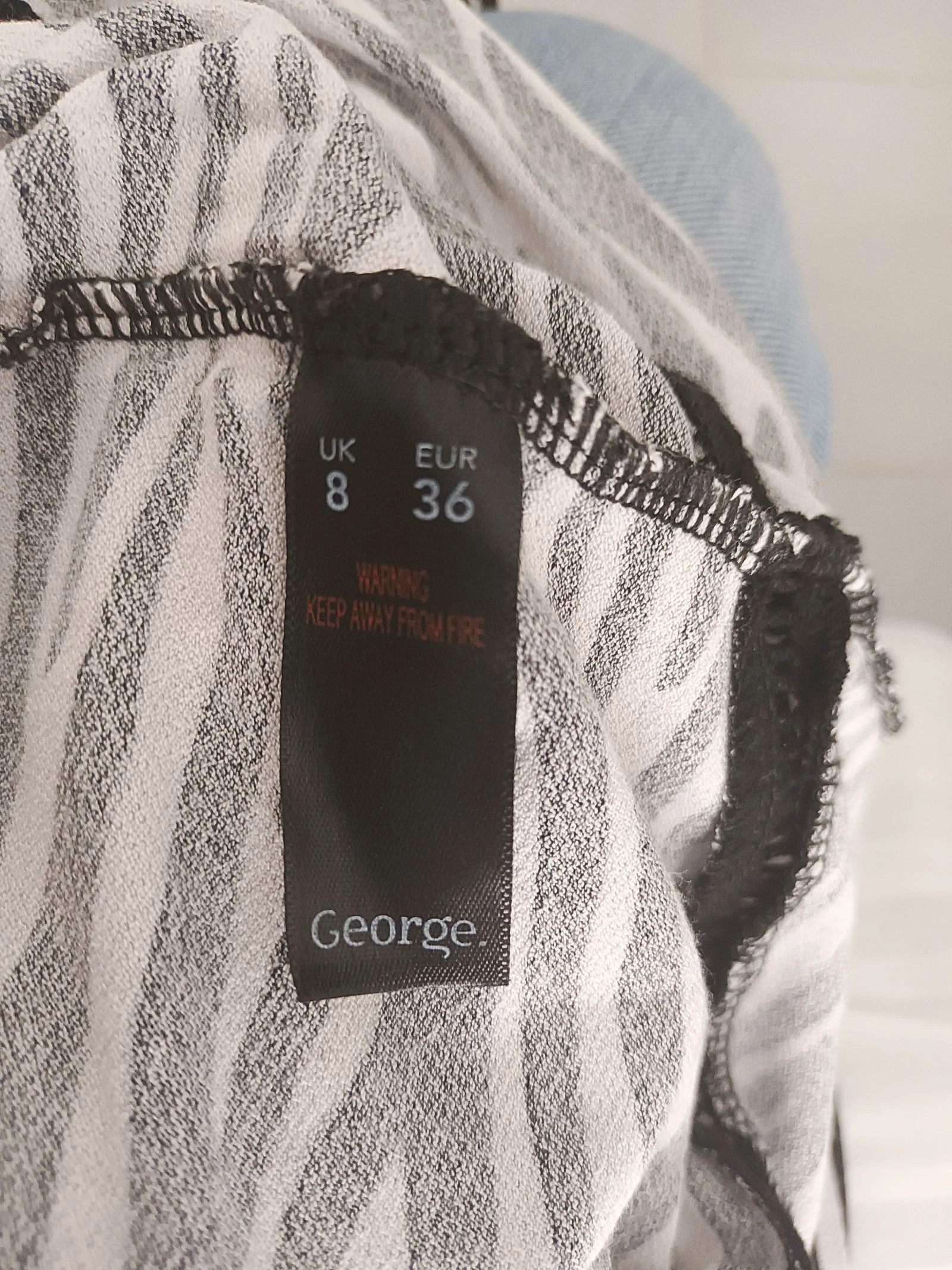 George zebra lange jurk, schouderloze T.S. – photo 7